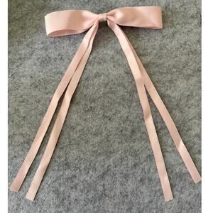 SHASHI REVOLVE NWOT The Girlie Bow Satin Petal Pink Preppy Cottagecore